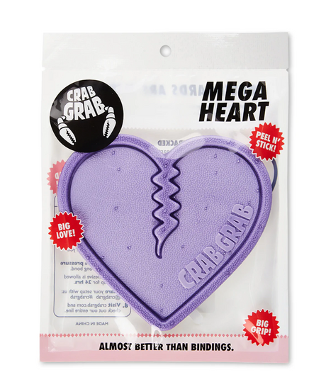 Crab Grab Mega Heart Snowboard Stomp Pad