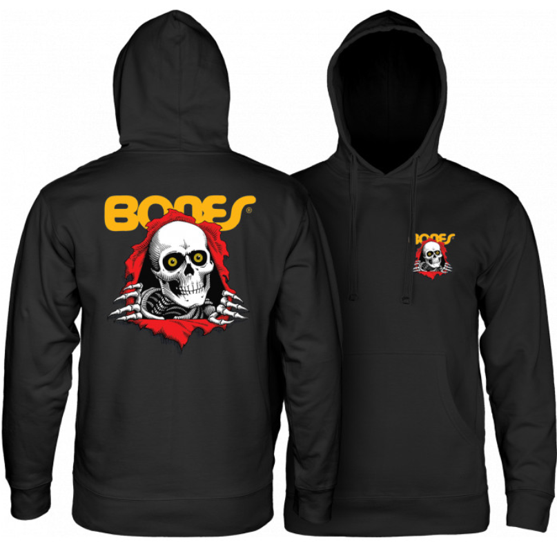 Powell Peralta Ripper Hooded Sweatshirt - Black