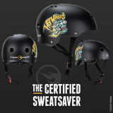 Triple 8 Certified Sweatsaver Skateboard Helmet - Hot Wheels