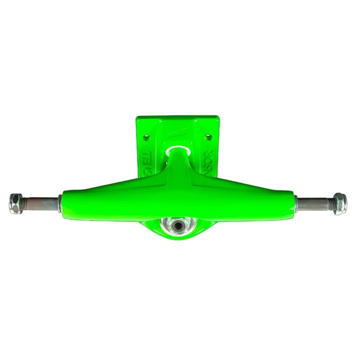 Tensor Trucks Alloy Safety Green Polished Skateboard Trucks