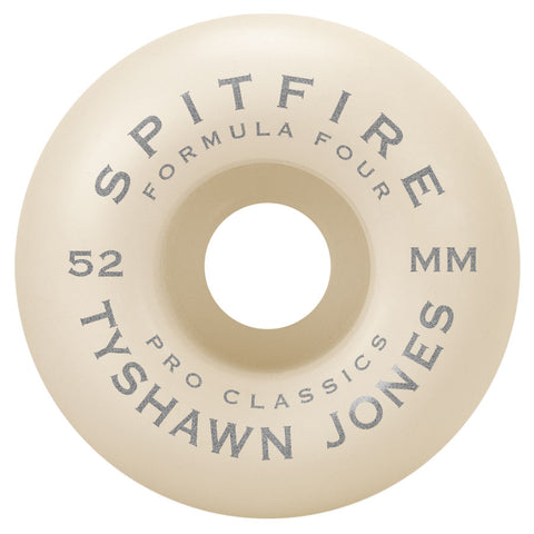 Spitfire 99a Formula Four Pro Classic Tyshawn Jones Skateboard Wheels 52mm